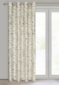 ZATEMŇOVACÍ ZÁVES NA KRÚŽKOCH TAMI 140X250 CM KRÉMOVÁ