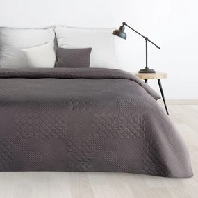 Dekorstudio Moderný prehoz na posteľ BONI5 grafitový Rozmer prehozu (šírka x dĺžka): 220x240cm