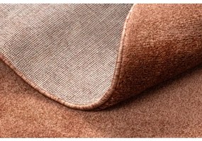Okrúhly koberec SOFTY Jednotný, Jednobarevný, terakota Veľkosť: kruh 200 cm