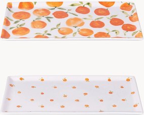 Obdĺžnikové taniere Fruit Life, 4 ks