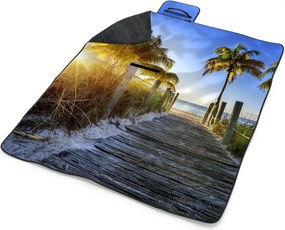 Sablio Plážová deka Cestička na pláž: 200x140 cm