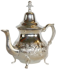 Orientálny mosadzný strieborný čajník 0,8l