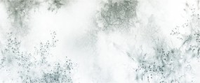 Obraz abstrakcie listov (120x50 cm)