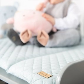 Sivá detská komoda s prebaľovacím pultom 87x100x75 cm Hamburg – Roba