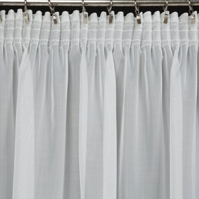 ZÁCLONA NA PÁSKE LUCY 300X160 CM BIELA