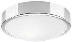 Stropné svietidlo JONAS 1xE27/60W/230V pr. 26 cm lesklý chróm