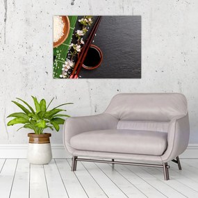 Sklenený obraz - Sushi (70x50 cm)