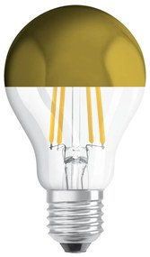 OSRAM LED žiarovka E27 CLA Mirror gold 4W 2 700 K