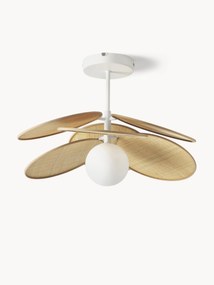 Stropné svietidlo's dekoráciou z prírodného vlákna Milani