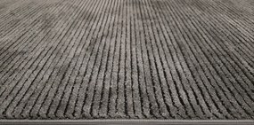 BE Koberec Eforia 9551 GREY – sivý obdĺžnikový Rozmer: 240x330 cm