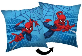 DETSKÝ DEKORAČNÝ VANKÚŠ SPIDERMAN 40X40 CM VZOROVANÁ