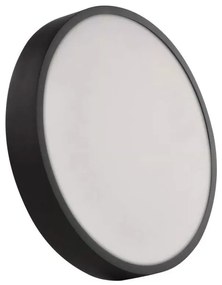 LED Stropné svietidlo LED/28,5W/230V 3000/3500/4000K pr. 30 cm čierna
