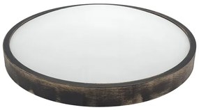 Brilagi - Stropné svietidlo CARVALHO SLIM SMOKEY 3xE27/60W/230V, dub, priemer 47,5 cm