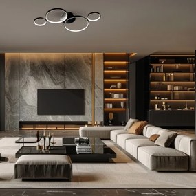 LED Stropné svietidlo UNIVERSE LED/30W/230V čierna