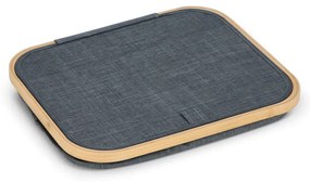 Skladací kôš NOLVIO 25 L, modrosivý