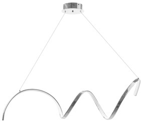 Toolight Toolight, LED závesné svietidlo 90cm, 26W, 3000K, LHJ025-CP, chrómová, OSW-60016
