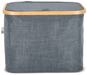 Skladací kôš NOLVIO 25 L, modrosivý