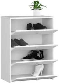 Skriňa na topánky Marienne 60 cm - 4 dvierka biely