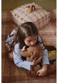 Ružový detský sedací vak Rose – Lorena Canals