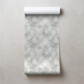 Tapeta jemné sivé akvarelové mraky