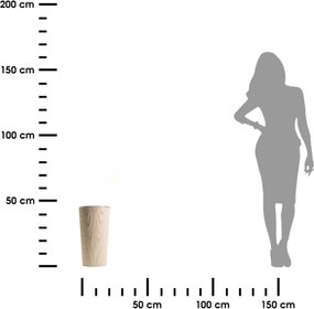 PLASTOVÝ KVETINÁČ URBANIKA ECO 46,5X25,5 CM LATTE
