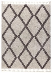 Kusový koberec Shaggy Ariso krémový 70x250cm