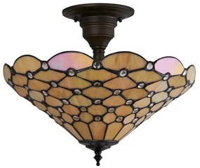 Endon 64300 - Prisadený luster Tiffany PEARL 3xE27/60W/230V pr. 37 cm