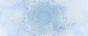 Obraz - Zimná mandala (120x50 cm)