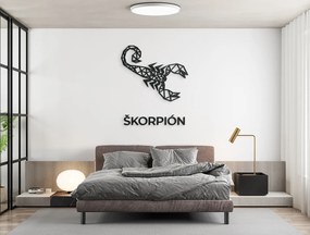 drevko Nálepka na stenu znamenie Škorpión