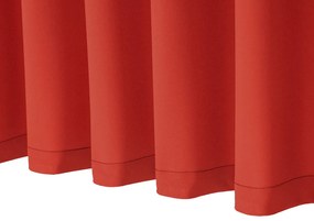Biante Dekoračný záves Rongo RG-088 Tehlovo červený 140x140 cm