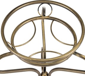 STOJAN NA KVETINÁČ MEDGRE 31,5X33 CM ZLATÁ