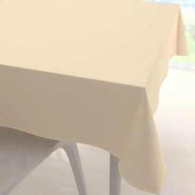 Biante Veľký štvorcový bavlnený keprový obrus KEP-002 Vanilkový 250x250 cm