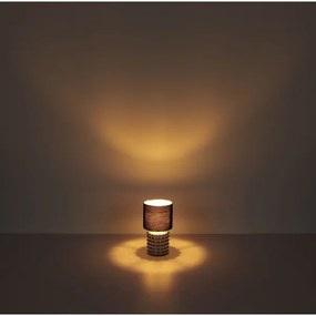 Globo 21626 - Stolná lampa VALENTINO 1xE14/40W/230V čierna/zlatá