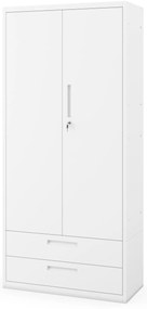 Megan Biały - szuflada podwójna 195 cm