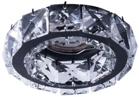 Azzardo AZ4175 - Podhľadové svietidlo ESTER 1xGU10/50W/230V okrúhly čierna