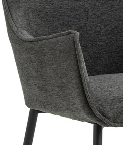Jídelní křeslo BONITA tmavě šedé