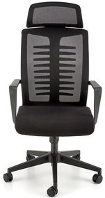 Otočné kreslo Fabio čierna