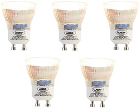 Sada 5 LED žiaroviek GU10 35mm 3.5W 180 lm 2700K