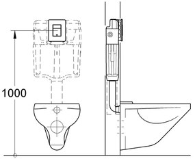 GROHE Skate Cosmopolitan - WC ovládacie tlačidlo, kartáčovaný Warm Sunset 38732DL0