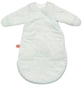 Vak spací bavlnený s rukávmi na zips TOG 2, 0-3 m, 60 cm Mila, Zoe & Lana