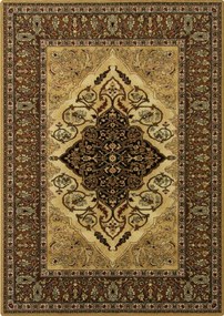 Koberec Isfahan Leyla jantár hnedý / béžový