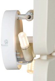 Dizajnové nástenné svietidlo béžové 3-svetlá - Planes