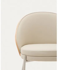 EAMY BEIGE stolička - umelá koža Béžová