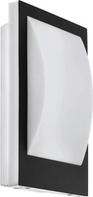 Eglo 79577 - Vonkajšie nástenné svietidlo FLAMMIGNANO 1xE27/9W/230V IP44 čierna