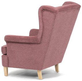 Kreslo s ušami PINK2, ružová