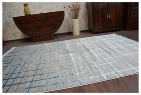 Luxusný kusový koberec akryl Strap sivý 80x150cm