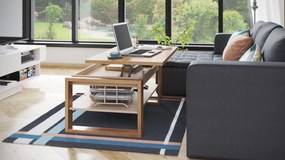 NUO dub artisan / béžová, konferenčný stolík