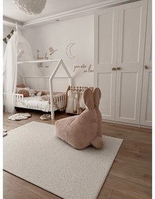 Svetloružový detský sedací vak Funny Bunny – The Brooklyn Kids