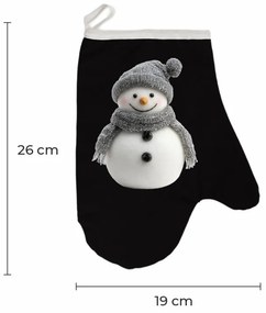 Vianočná kuchynská rukavica Snowbean EMI, červená