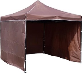 Bestent Nožnicový stan 2,5x2,5 Hnedý SQ